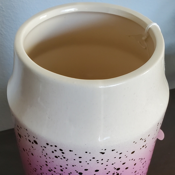 Soiree Pink Ecru Ombre Vase - Set of 2 - Picture 7 of 7